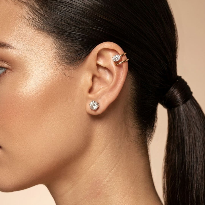 Crystal Ear Cuff | A Sleek Modern Ear Accessory