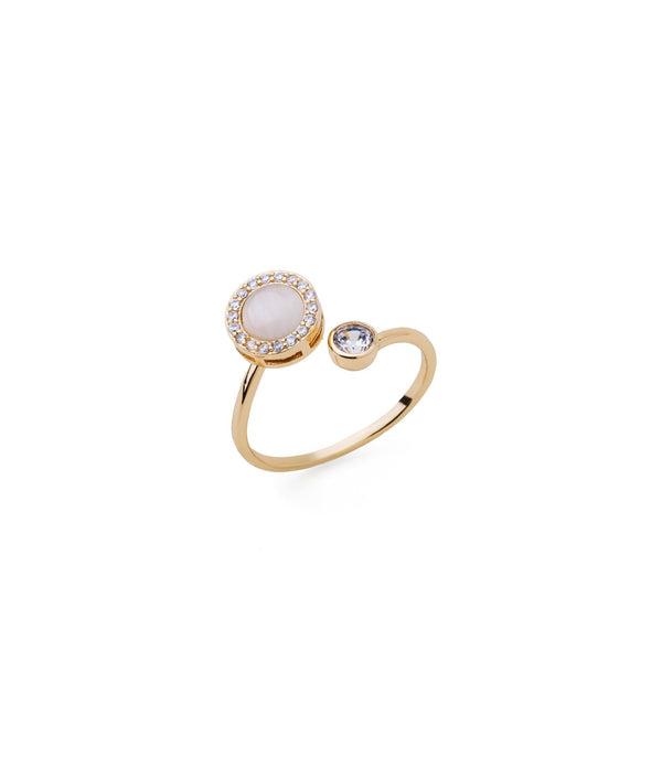 Cateye Dainty Anxiety Ring