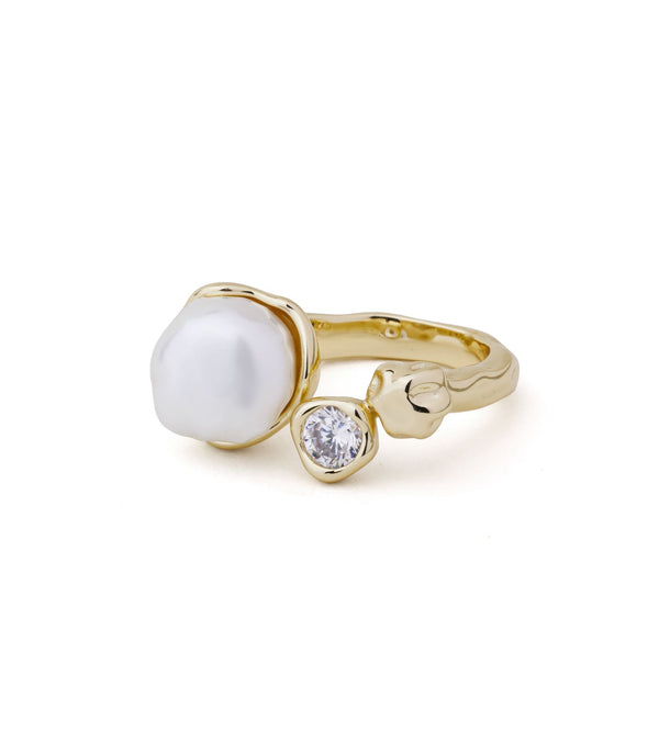 Big Pearl Statement Ring