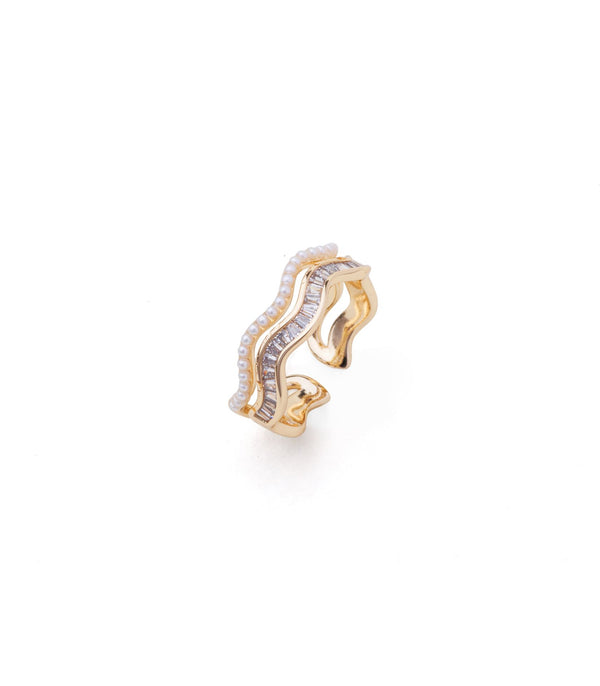 Pearl Wave Ring