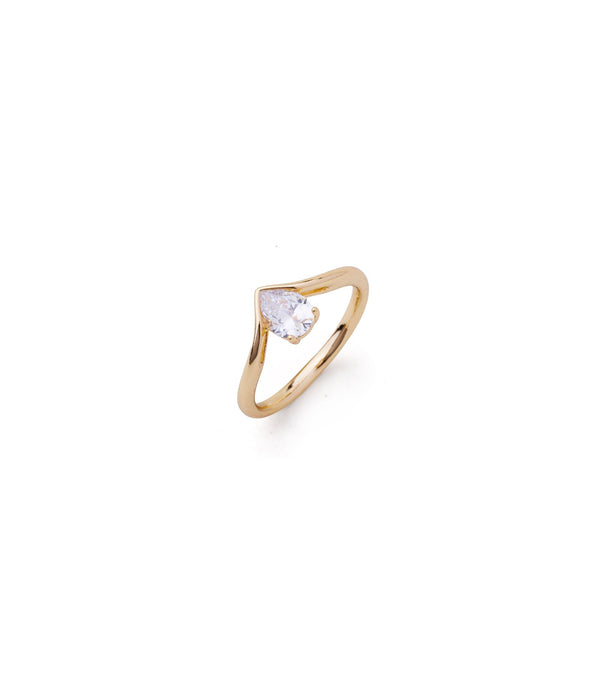 Crystal Drop Ring