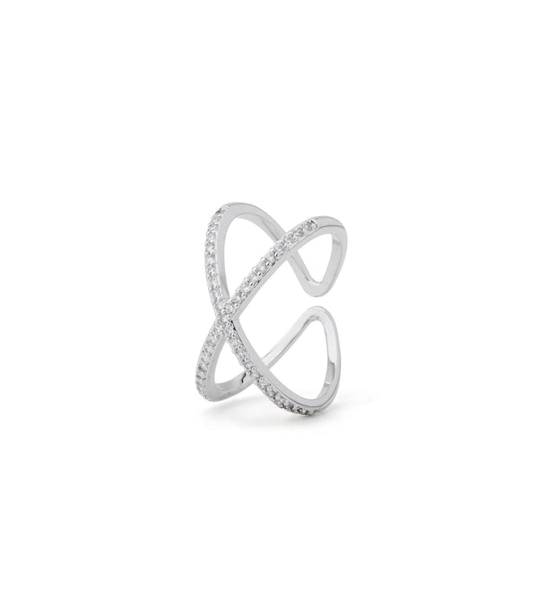 Cross Silver Ring