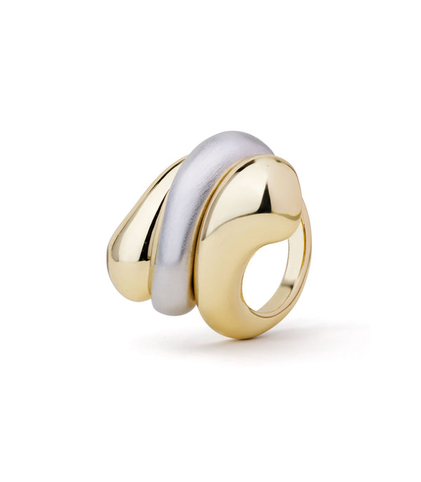 Duel Metal Statement Ring