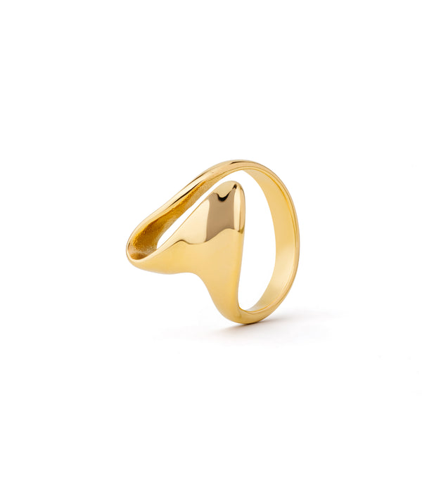 Gold Swan Ring