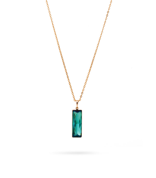 Emerald Flame Necklace