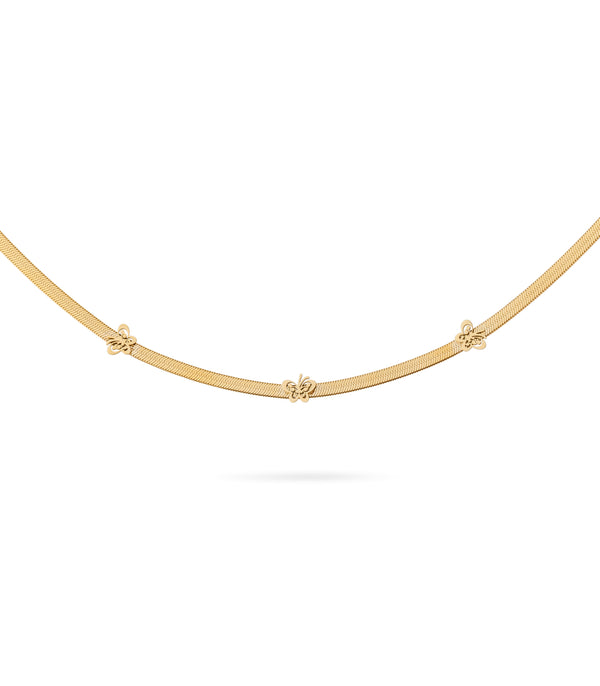 Flutter Snake Chain Necklace