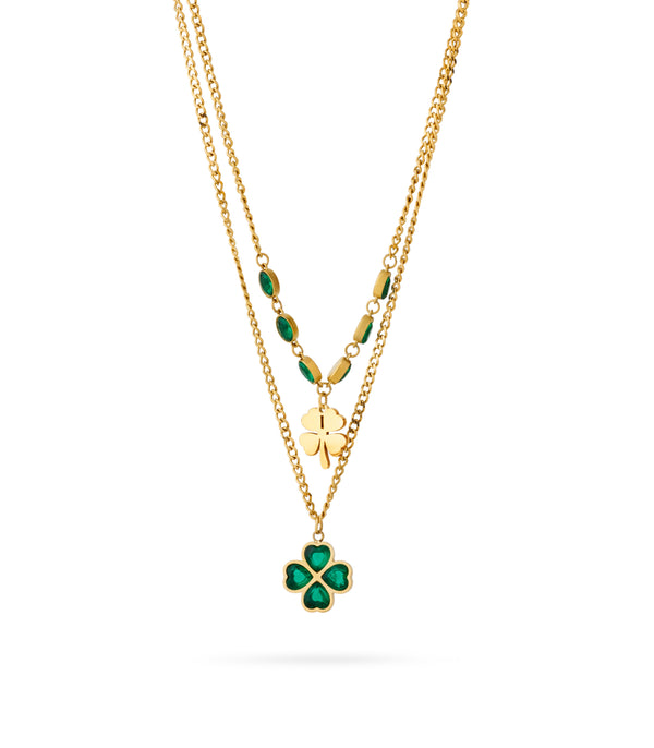 Emerald Layered Necklace