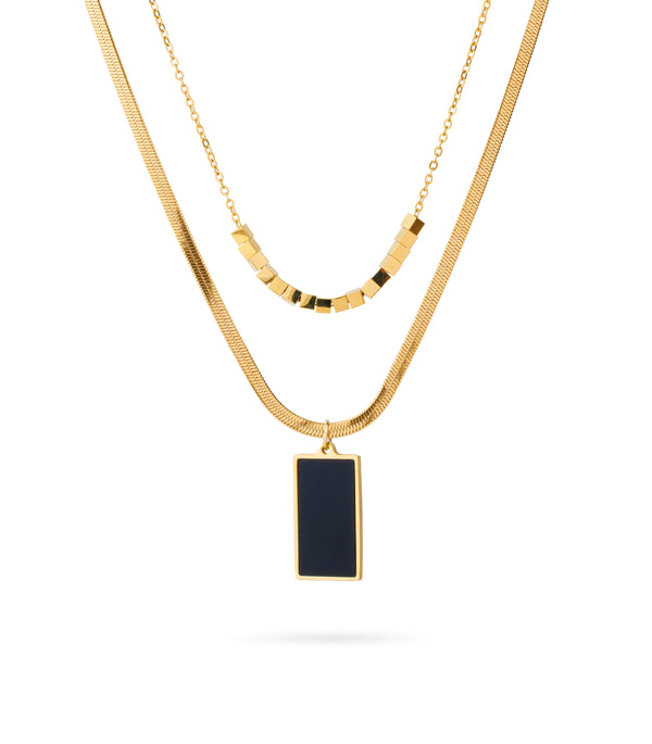 Staple Black Jewellery Set
