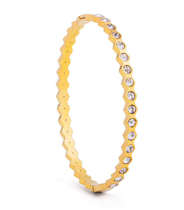 Shine Symmetry Bangle Bracelet