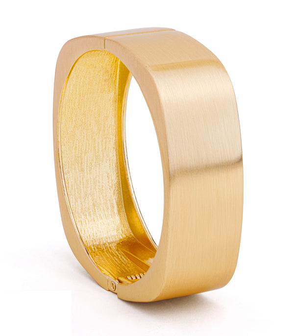 Brass Statement Bangle Bracelet