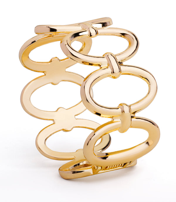 Gold Rings Bangle Bracelet