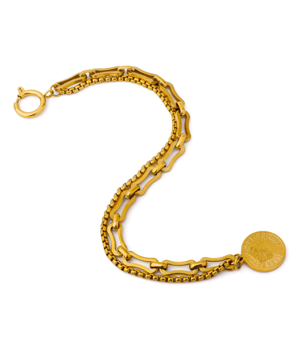Coin Charm Bracelet