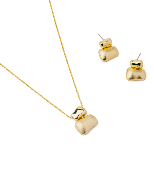 Minimal Gold Jewellery Set