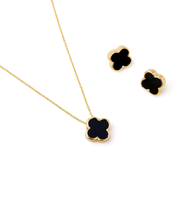 Black Spade Jewellery Set