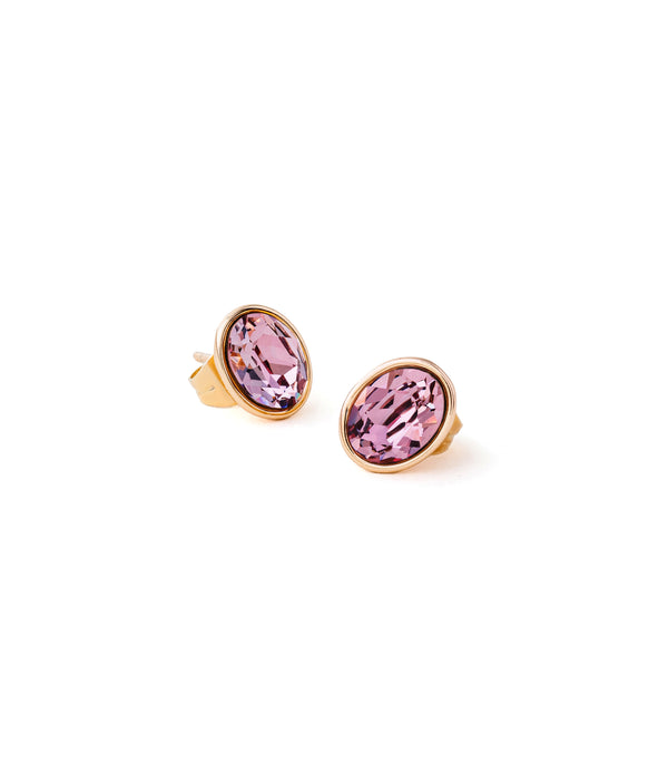 Oval Diamond Studs