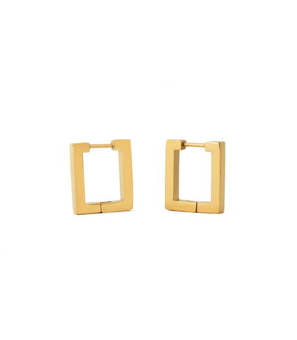 Staple Gold Square Hoops