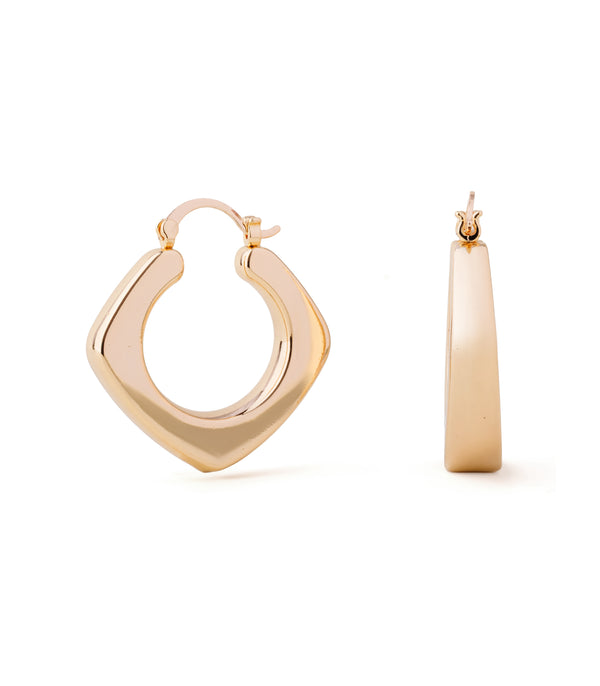 Cowboy Gold Hoops