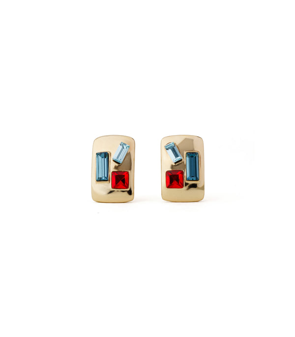 Stone Square Studs