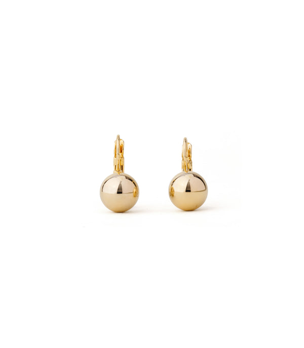 Gold Ball Earring