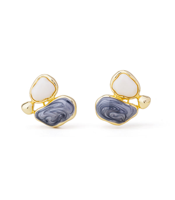 Viola Swirl Studs