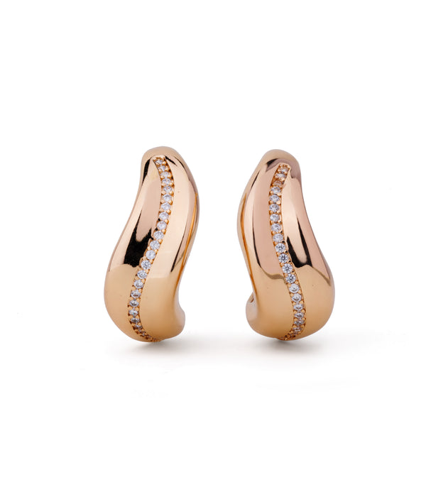 Soft Serve Gold Statement Hoops