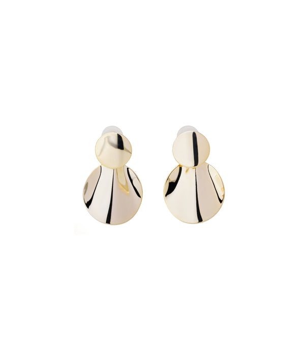 Sue Me Gold Statement Earring