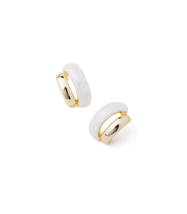 Pearl Scale Hoops
