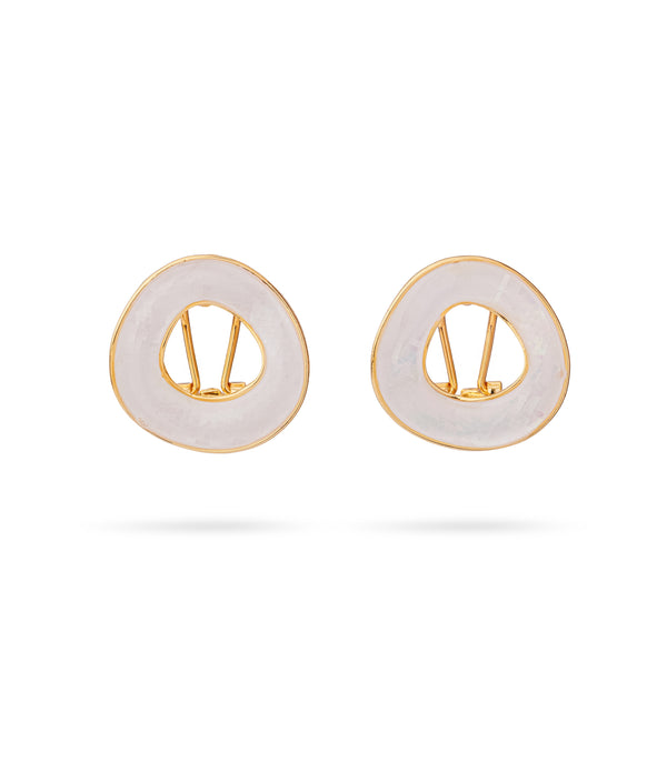 Marble Donut Studs