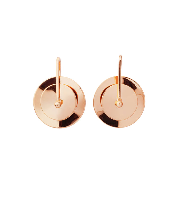 Vinyl Gold Earring