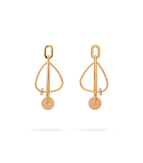 Asymmetrical Statement Earring