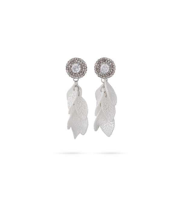 Marble Petal Earring