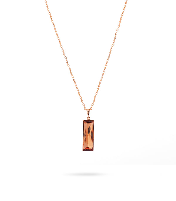 Topaz Flame Necklace