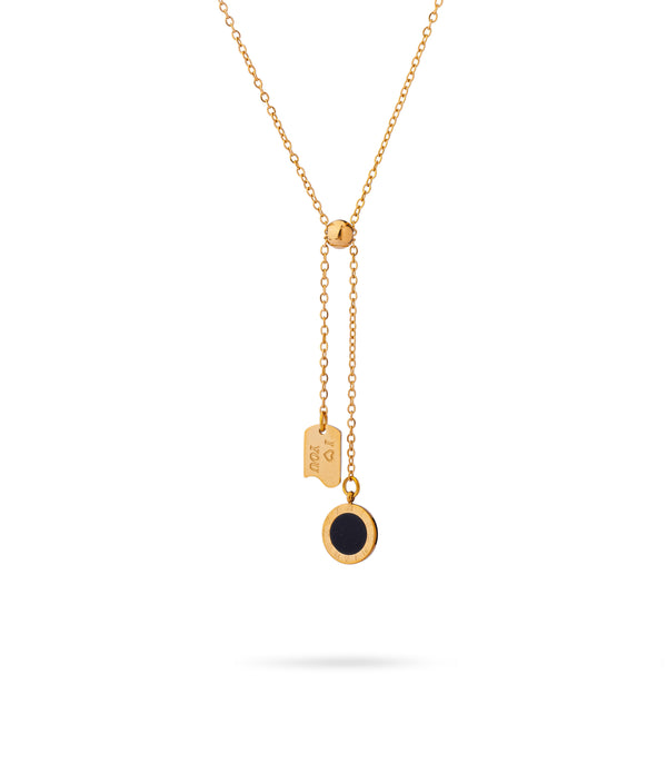 Black Dot Necklace