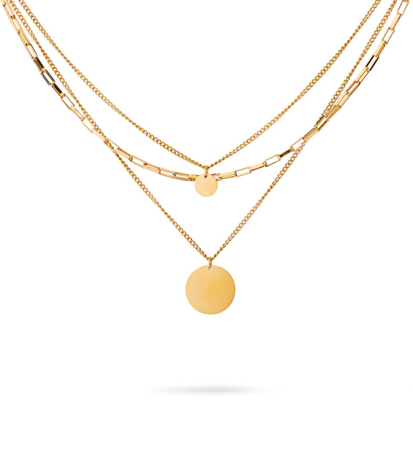 Coin Layered Necklace