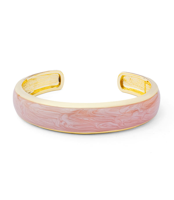 Pink Swirl Cuff Bracelet