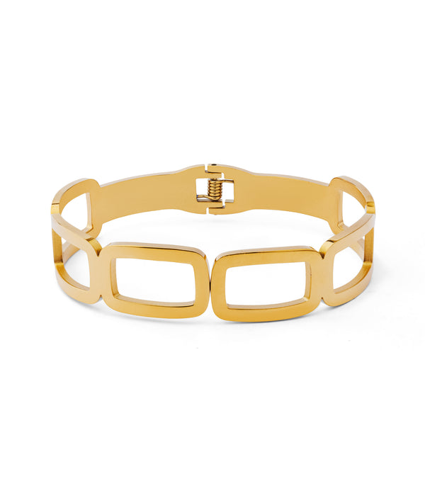 Square Loop Bangle Bracelet