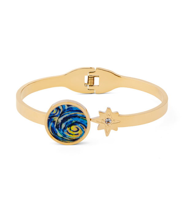Starry Night Bangle Bracelet